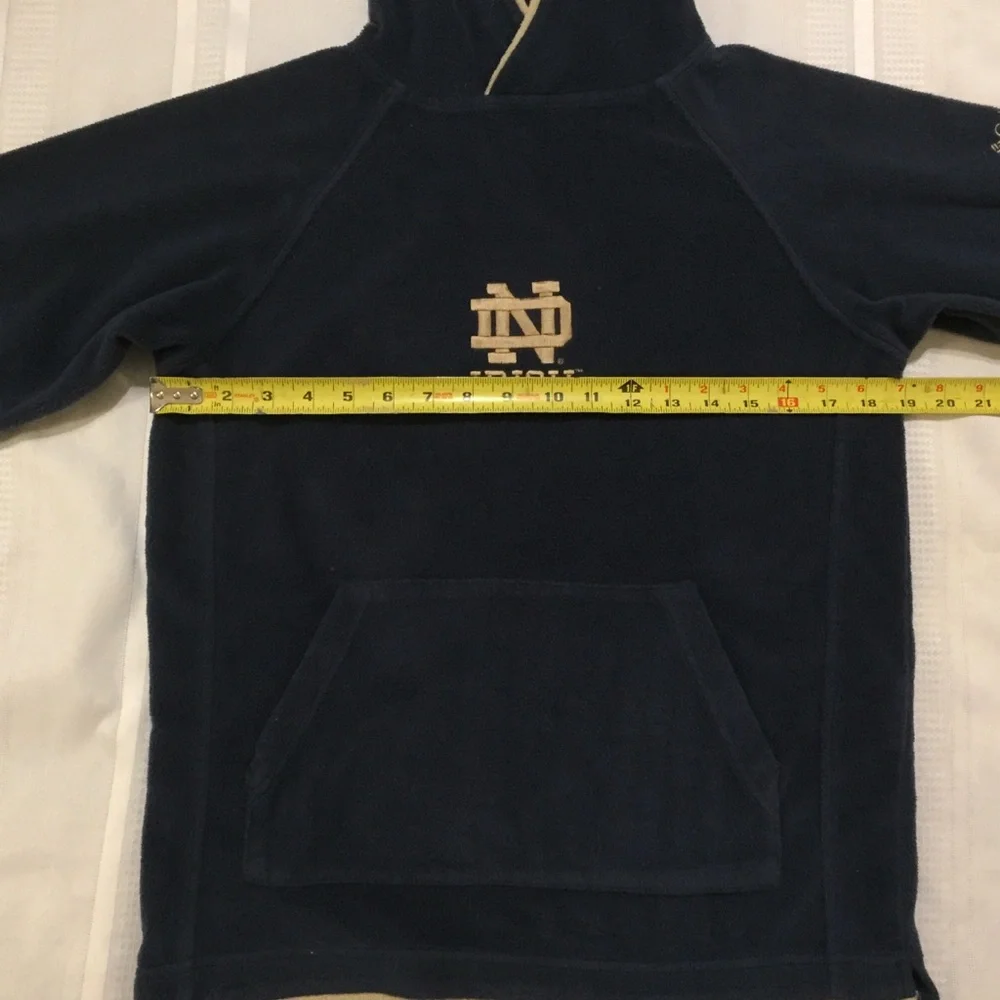 Columbia Notre Dame Embroidered Hoodie Youth Large - Picture 3 of 8